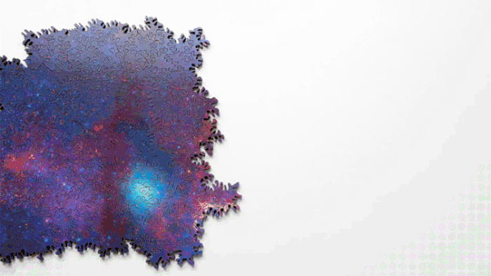 This Galaxy Puzzle Can Be Assembled To Endless